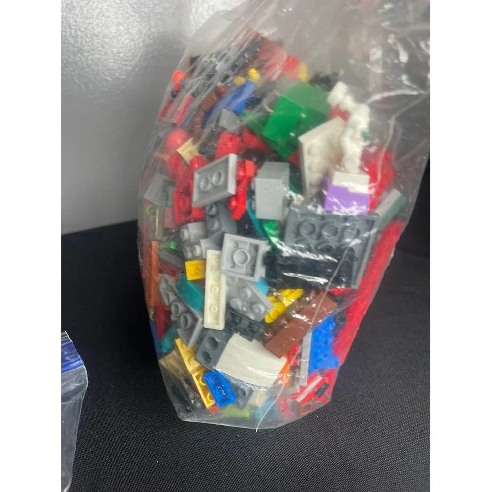 Bulk Building Bricks Lot Mixed Colors and Pieces 2lb 11oz Assorted Toy Bricks